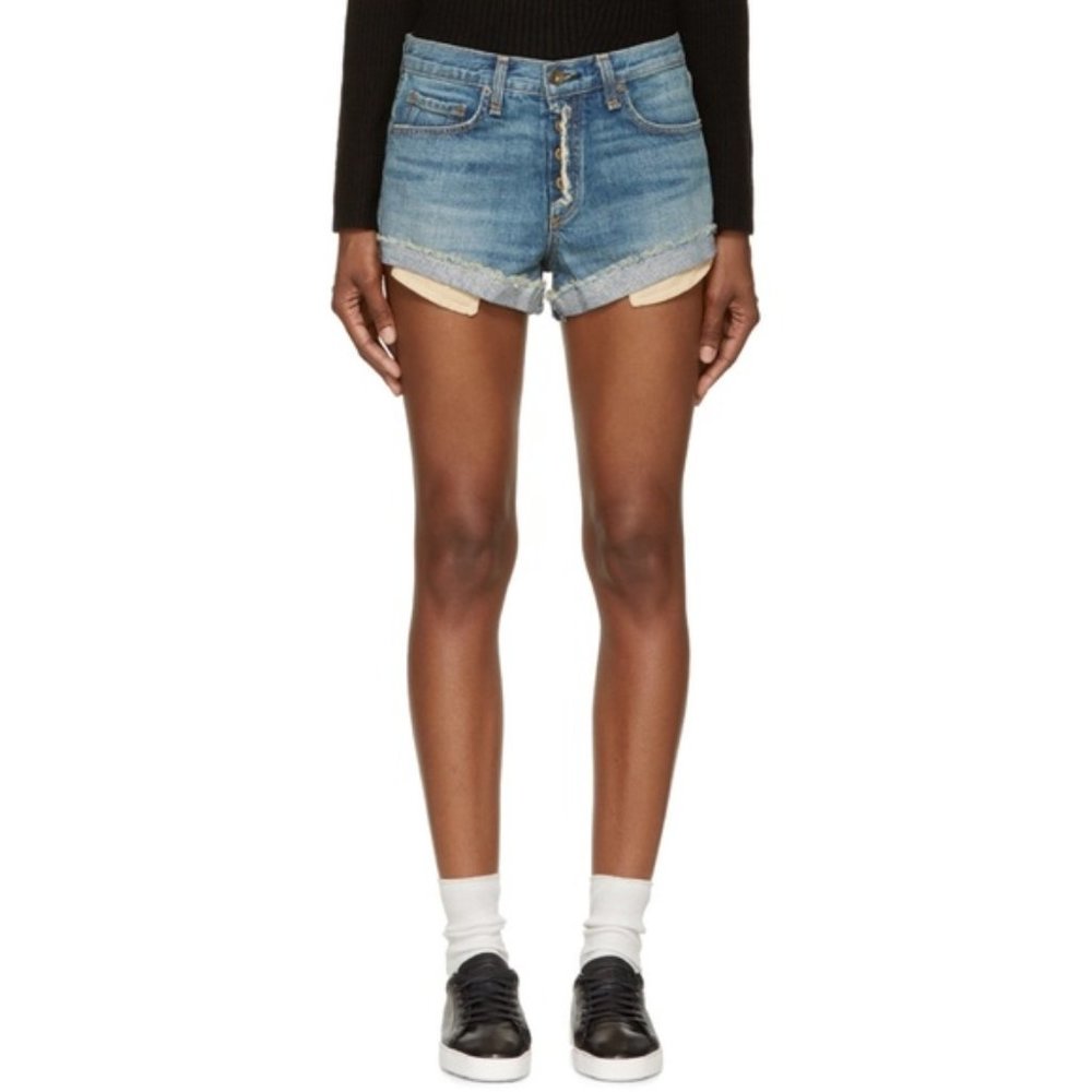 Rag & Bone Marilyn Fly Jean Shorts 25